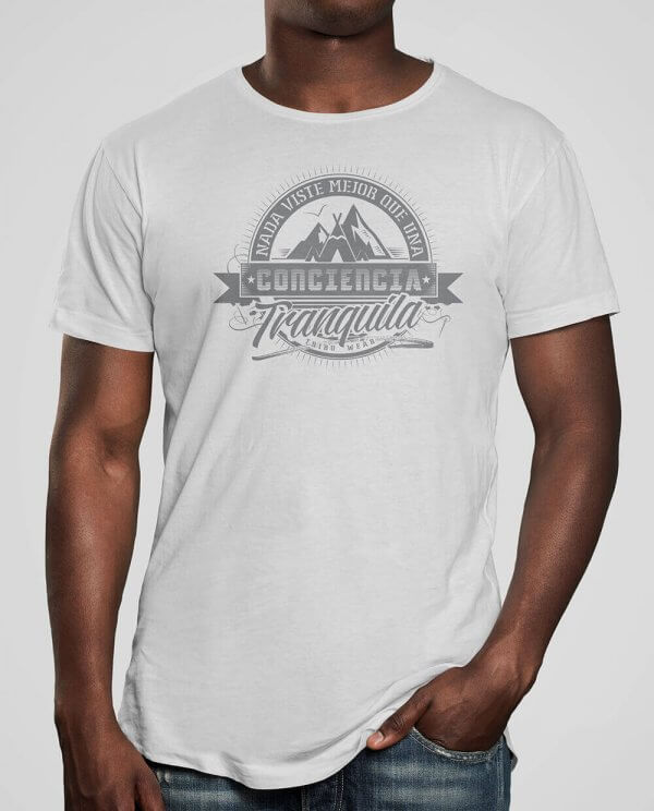 Camiseta Gris Chico Conciencia - Imagen 2