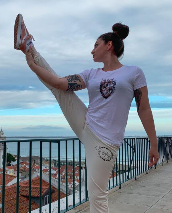 Camiseta Heart Blanca Mujer - Imagen 2