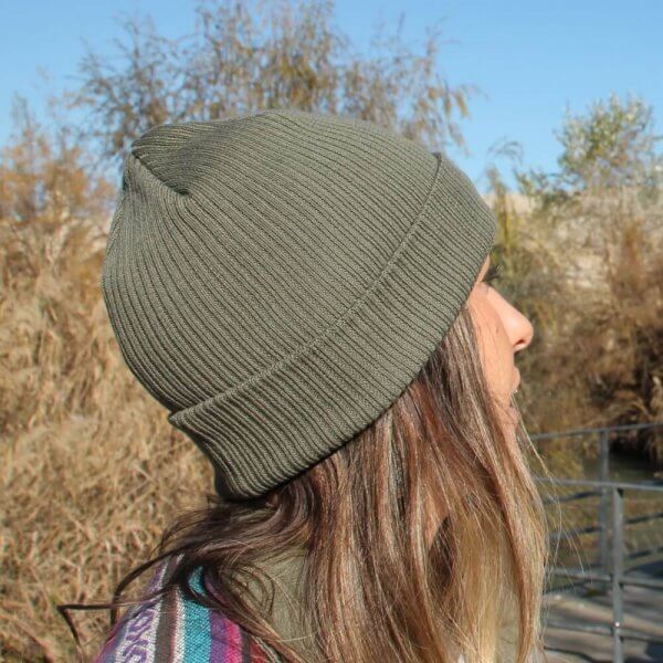 Gorro Verde Estampado - Imagen 2