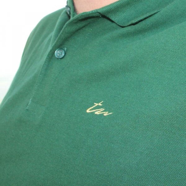 Polo Verde Hombre Rúbrica - Imagen 3