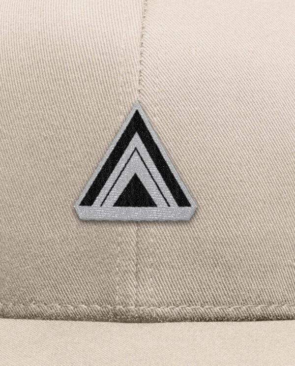 Gorra 6 paneles Beige Logotipo - Imagen 5