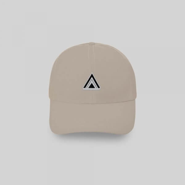 Gorra 6 paneles Beige Logotipo - Imagen 7