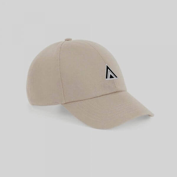 Gorra 6 paneles Beige Logotipo - Imagen 4