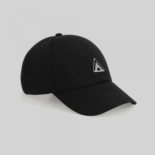 Gorra 6 paneles Negra Logotipo - Imagen 2