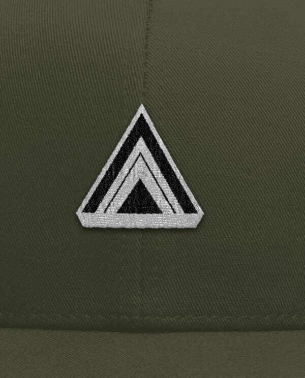 Gorra 6 paneles Verde Logotipo - Imagen 2