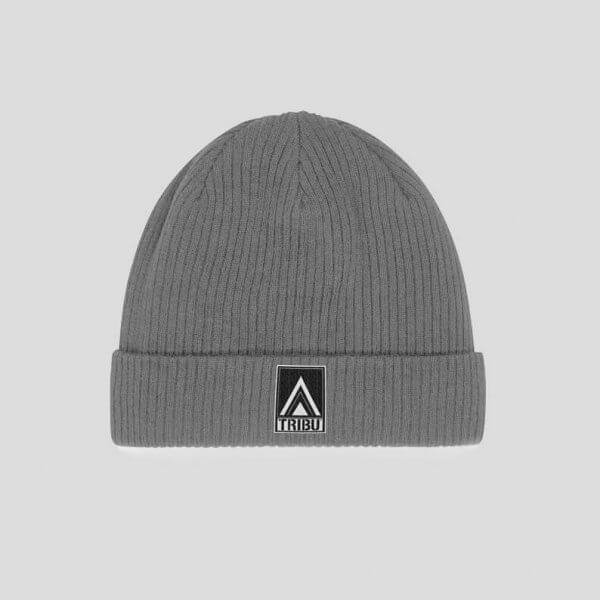 Gorro Gris Estampado, Frontal - TRIBU