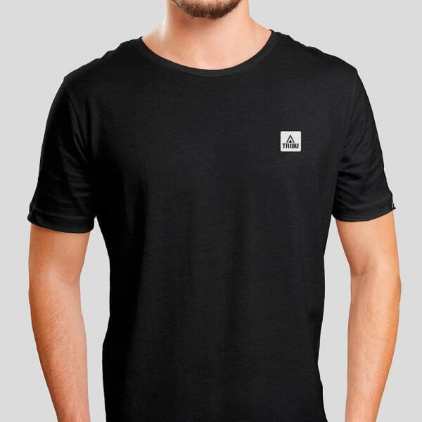 Camisetas Negras de Algodón Orgánico Certificado