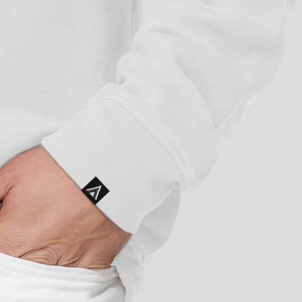 Sudadera Blanca Básica - Imagen 4