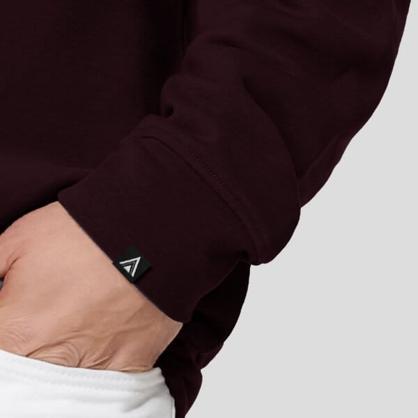 Sudadera Burdeos Wanderlust - Imagen 4