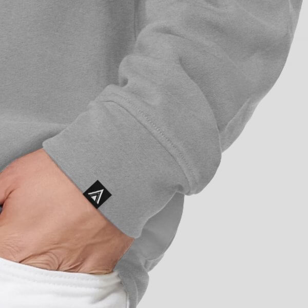 Sudadera Gris Básica - Imagen 4