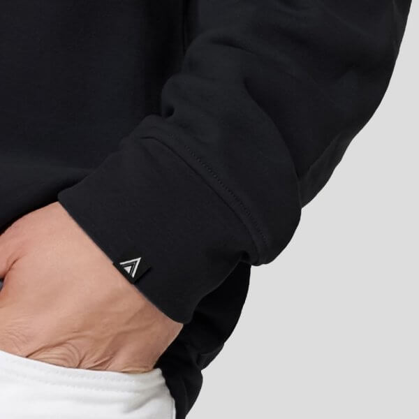 Sudadera Negra Básica - Imagen 4