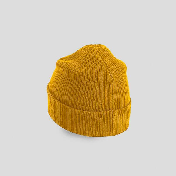 Gorro Mostaza Estampado - Imagen 2